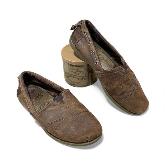 Bobs from Skechers Women’s 8 Brown Slip On Shoes Flats Espadrille Boho Comfort - Picture 1 of 12